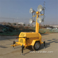 Trailer and Hand Push Telescopic Light Tower